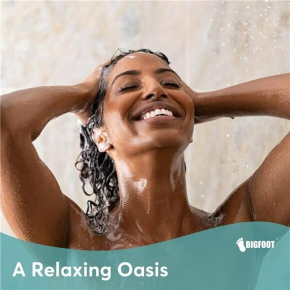 BigFoot Shower Curtain Liner 72x72 Clear PEVA Waterproof Bathroom Curtain - Picture 4 of 8